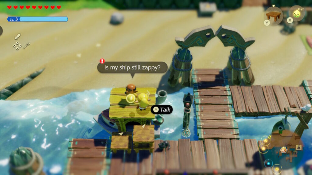 The Legend of Zelda Echoes of Wisdom Zappy Shipwreck Quest Location