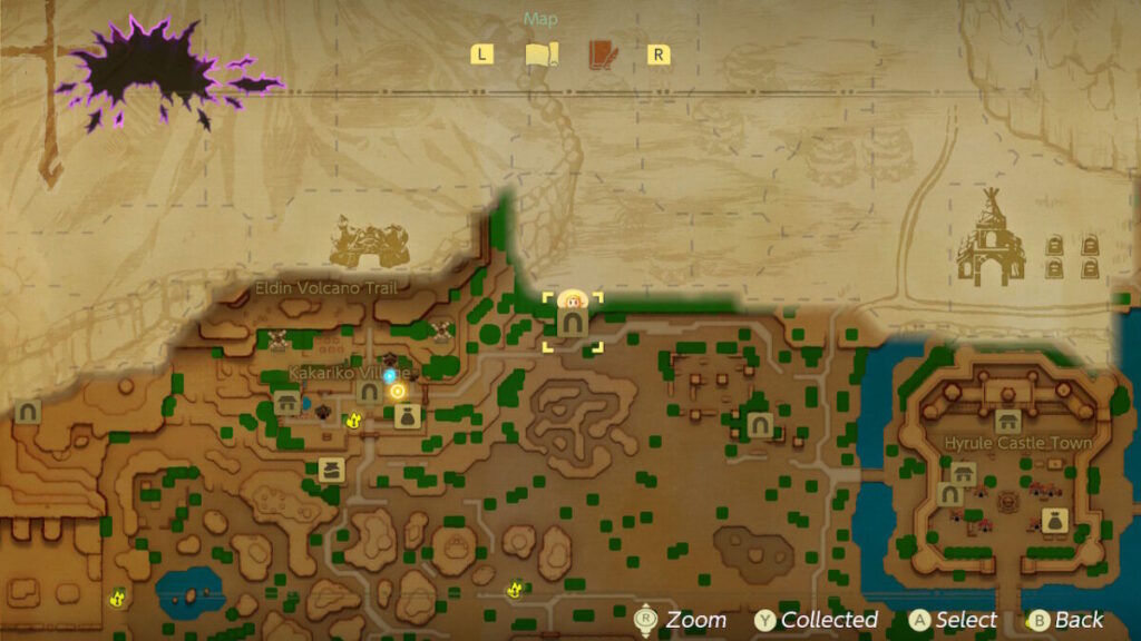 The Legend of Zelda Echoes of Wisdom Spiked Roller Location