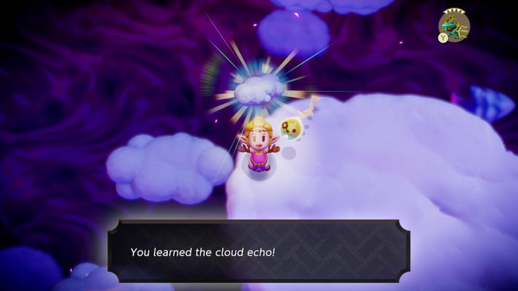 The Legend of zelda echoes of wisdom Cloud echo location