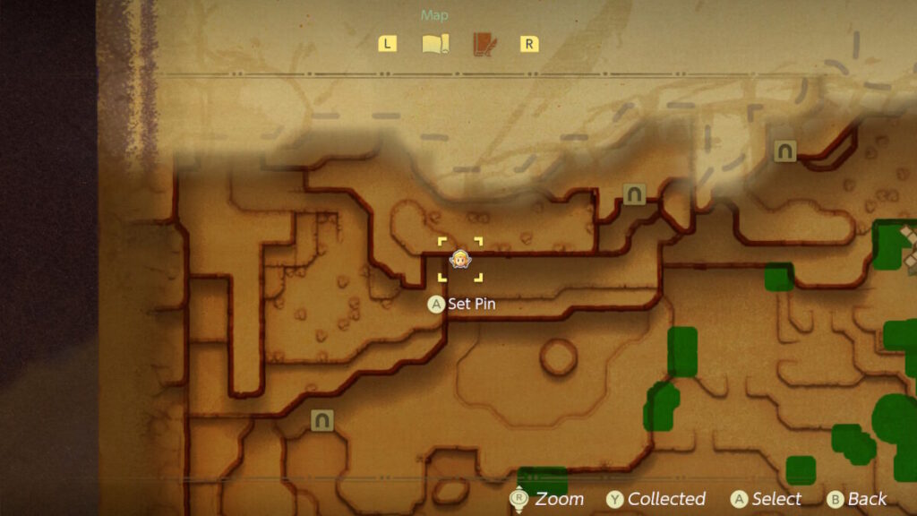 zelda echoes of wisdom Torch Slug Echo location