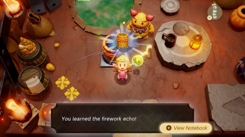 The Legend of Zelda Echoes of Wisdom Explosions Galore Firework Echo