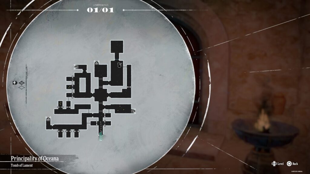 Tomb of Lament Upper Level Layout