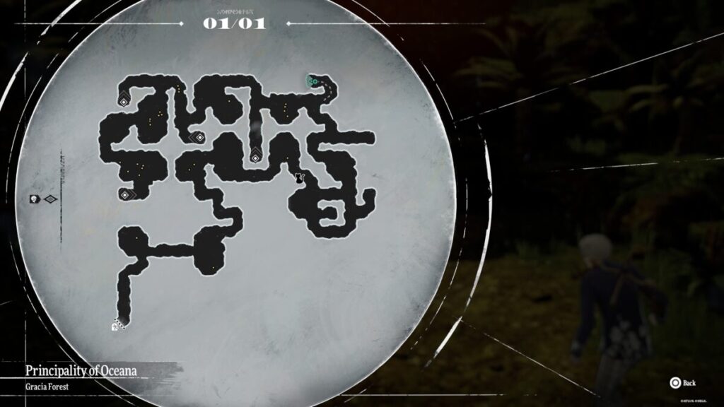 Gracia Forest map layout