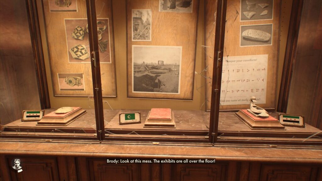 Indiana Jones and the Great Circle The Break In: Marshall College the Exhibit Puzzle Solution