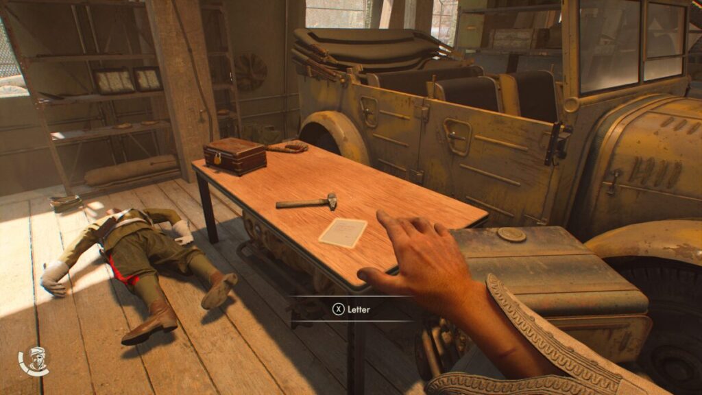 Letter in Nazi Vehicle Garage