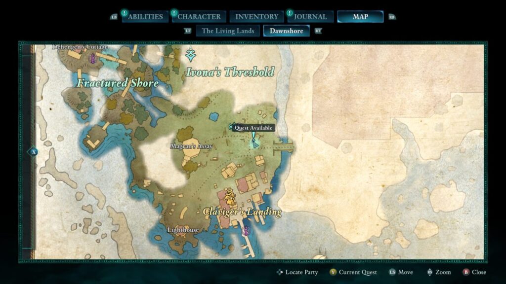 Mapping the Living Lands: Dawnshore Avowed