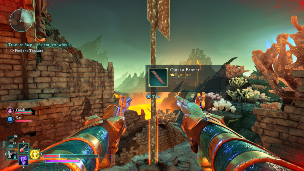 Acquire the Banner from the Ruined Tower Camp