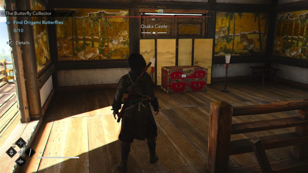 the legendary chest in Osaka Castle