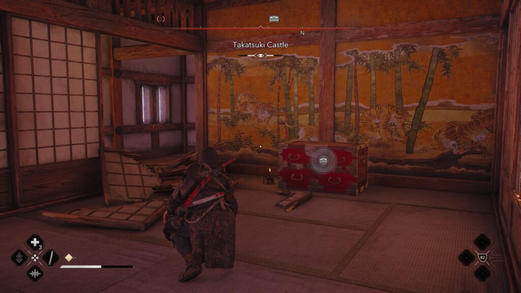 legendary chest in Takatsuki Castle 