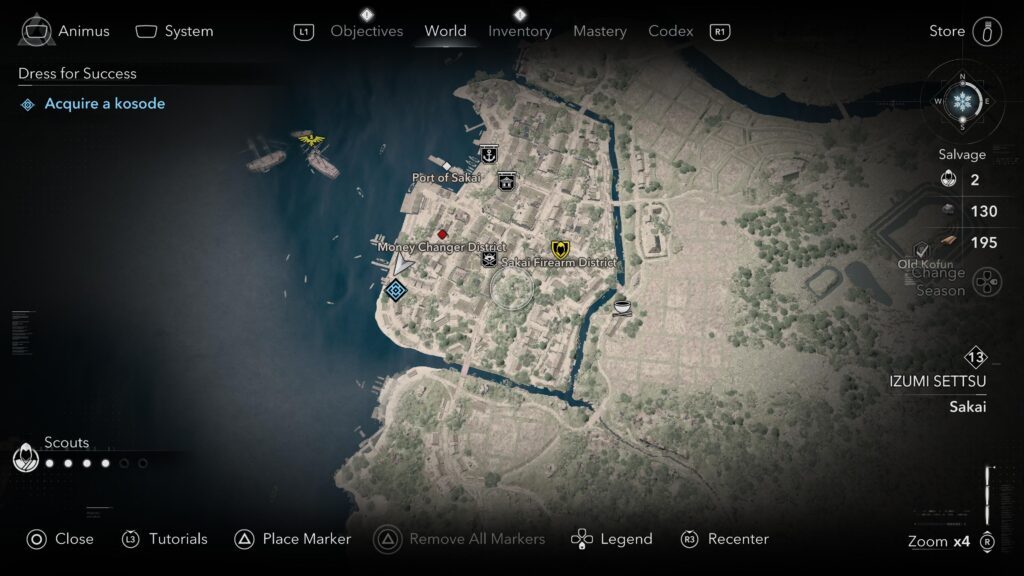 Assassin's Creed Shadows The Golden Teppo dress for success