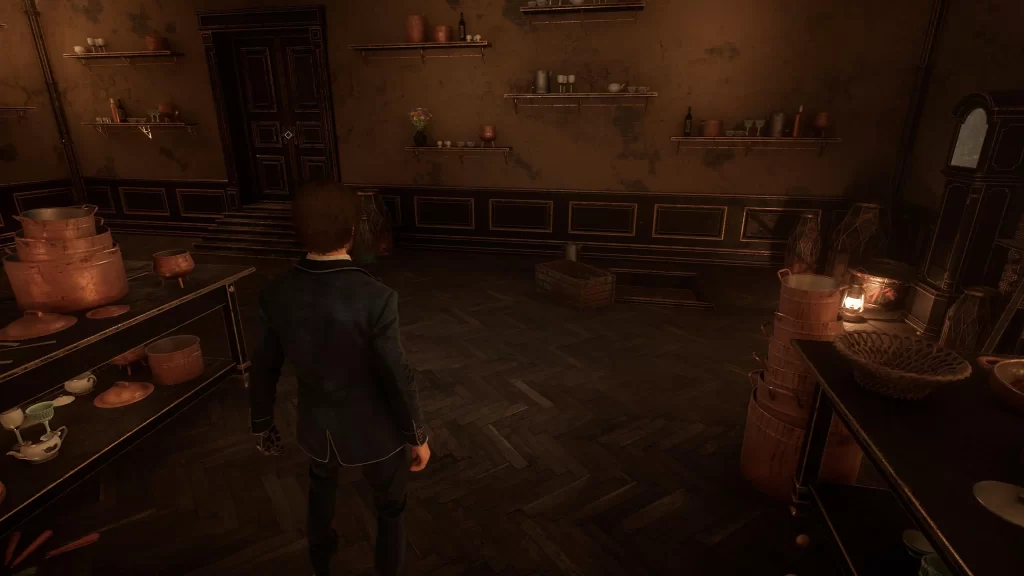 The Manor Kitchen  secret opening in the floor