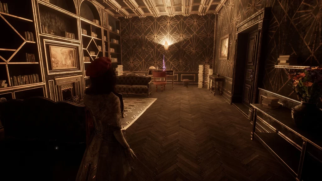 Falling Leaves - Resinveil Grove door to the Manor with the Alicia music record
