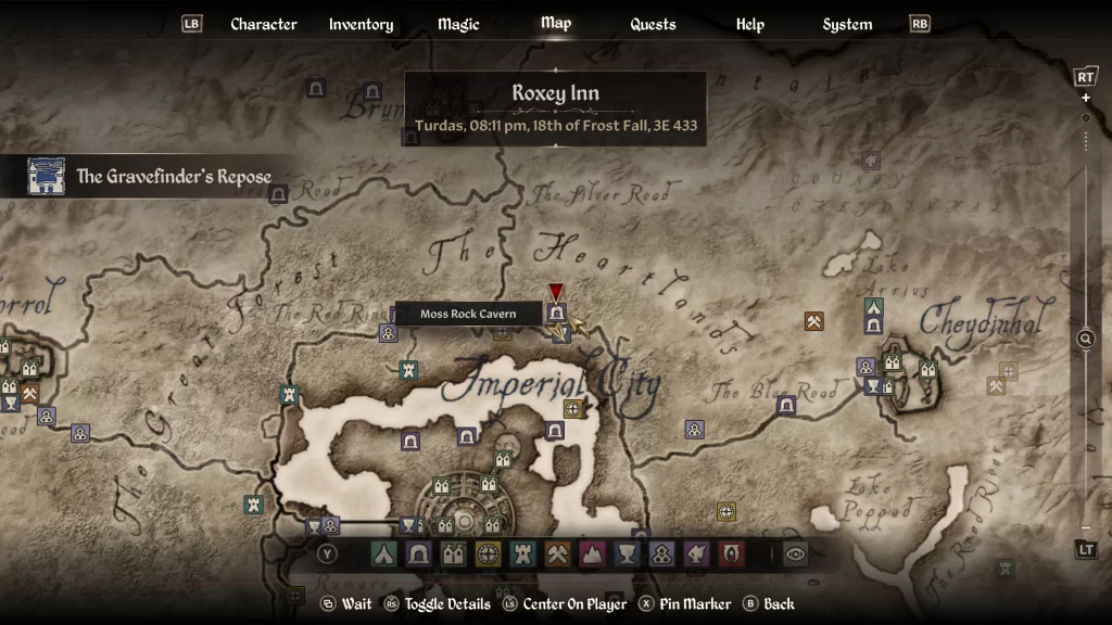 Elder Scrolls IV Oblivion Remastered The Gravefinder's Repose