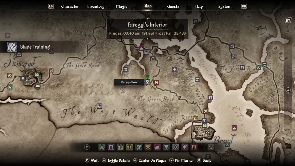 Elder Scrolls IV Oblivion Remastered Blade Training