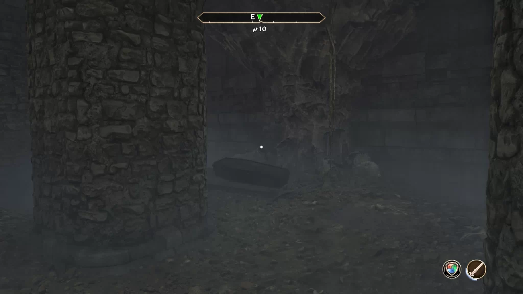 Manduin's Coffin containing Manduin's Amulet