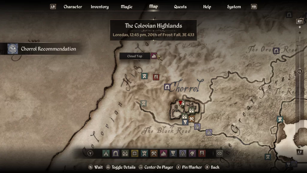 Elder Scrolls IV Oblivion Remastered Chorrol Recommendation