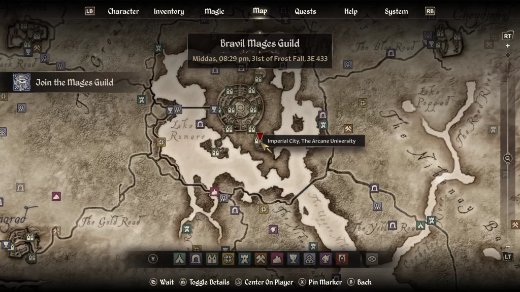 Elder Scrolls IV Oblivion Remastered Join the Mages Guild