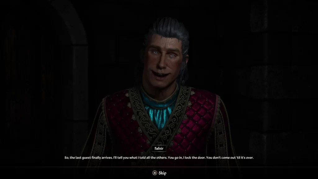 Our host for the murder party in the Oblivion Remastered Whodunit? quest