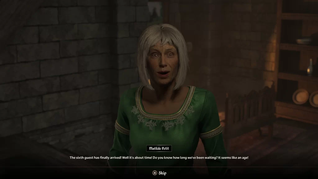 A warm greeting to the party - Whodunit?