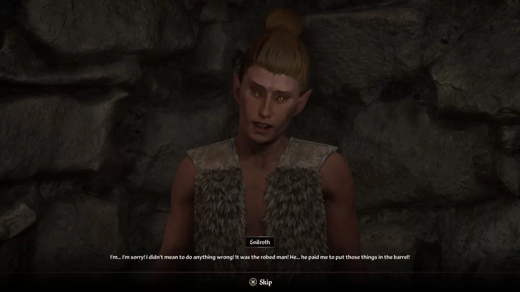 Enilroth during the Following a Lead quest in Oblivion Remastered