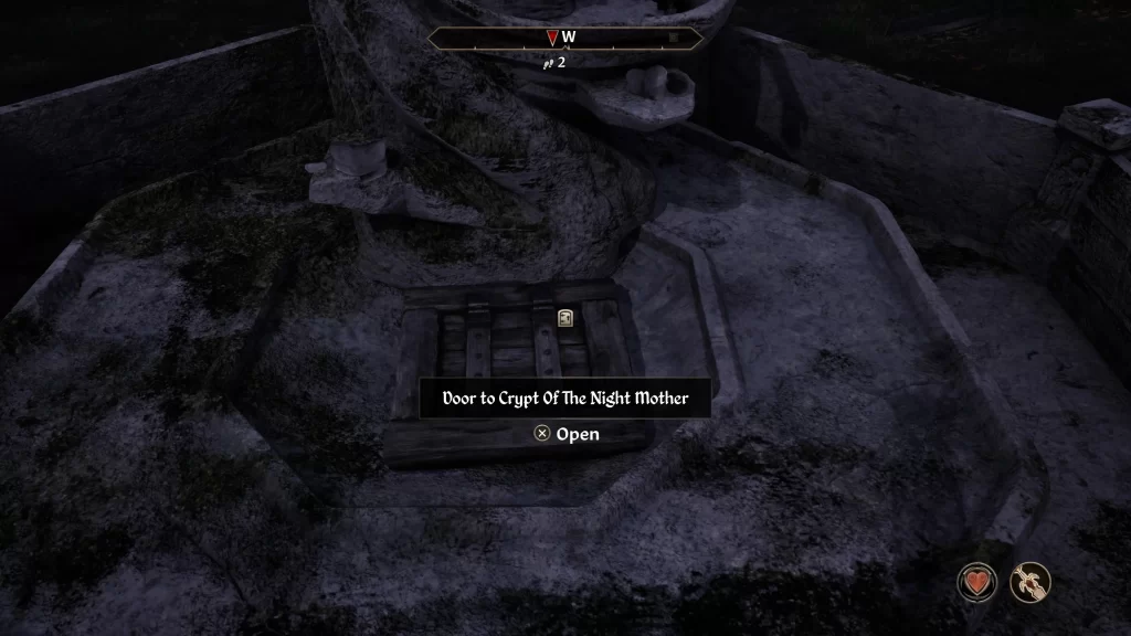 Crypt of the Night Mother during the Honor Thy Mother quest in Oblivion Remastered