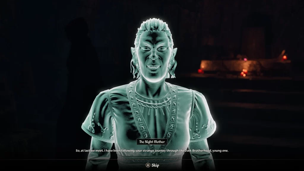 The Night Mother during the Honor Thy Mother quest in Oblivion Remastered