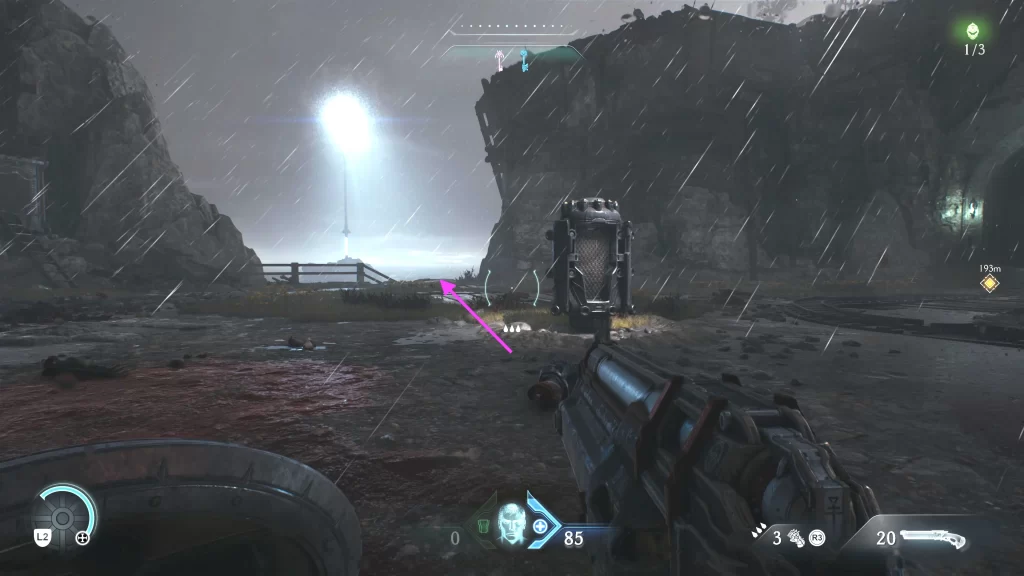 How to reach the secret area in Chapter 1 of Doom The Dark Ages