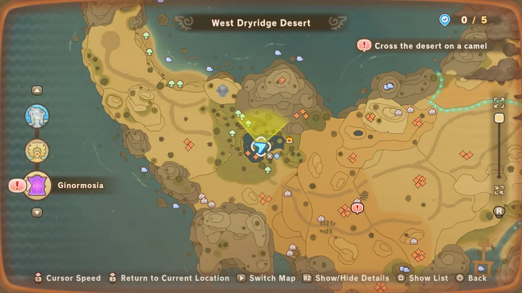 Fantasy Life i Leafe in West Dryridge Desert