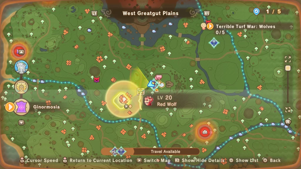 Terrible Turf War: Wolves Fantasy Life i