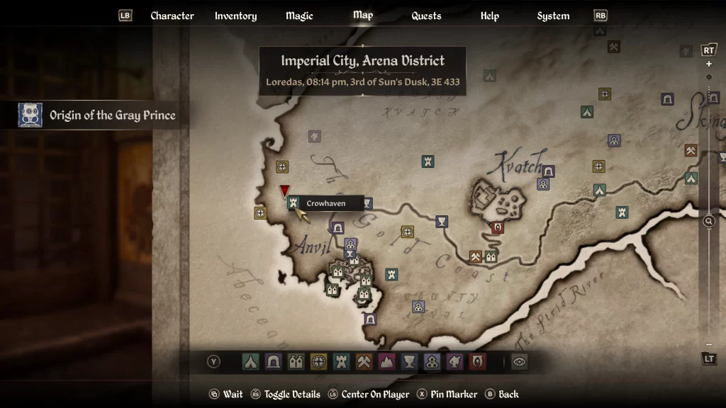 Elder Scrolls IV Oblivion Remastered Origin of the Grey Prince Quest