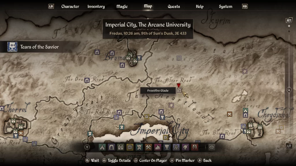 Frostcrag Spire Oblivion Remastered