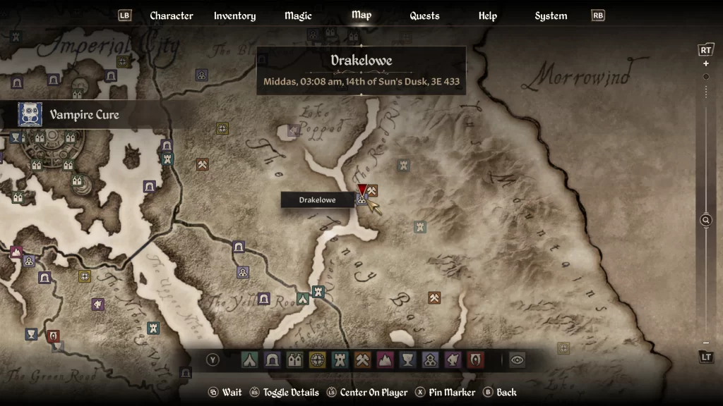 Elder Scrolls IV Oblivion Remastered Vampire Cure Quest