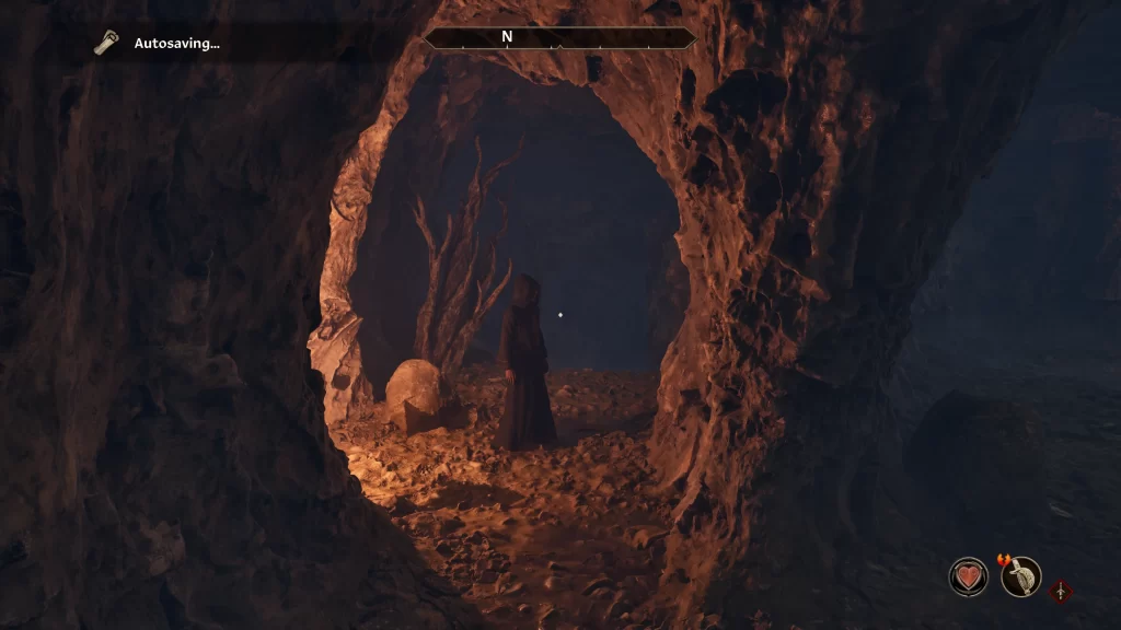 Head inside the cave and kill the necromancer