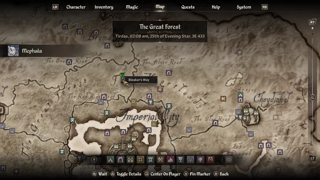 Mephala Oblivion Remastered Bleaker's Way