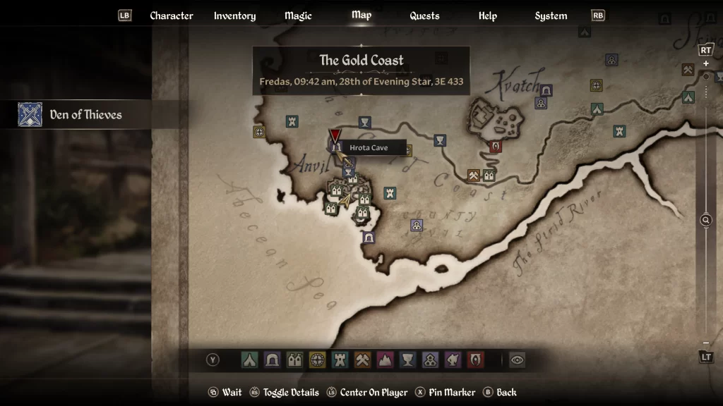 Den of Thieves Oblivion Remastered Hrota Cave