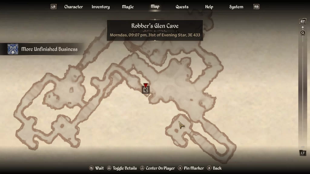 Oblivion Remastered Robber's Glen Cave Sword of Necklace
