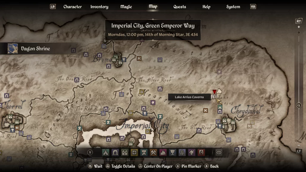Elder Scrolls IV Oblivion Remastered Dagon Shrine Main Quest
