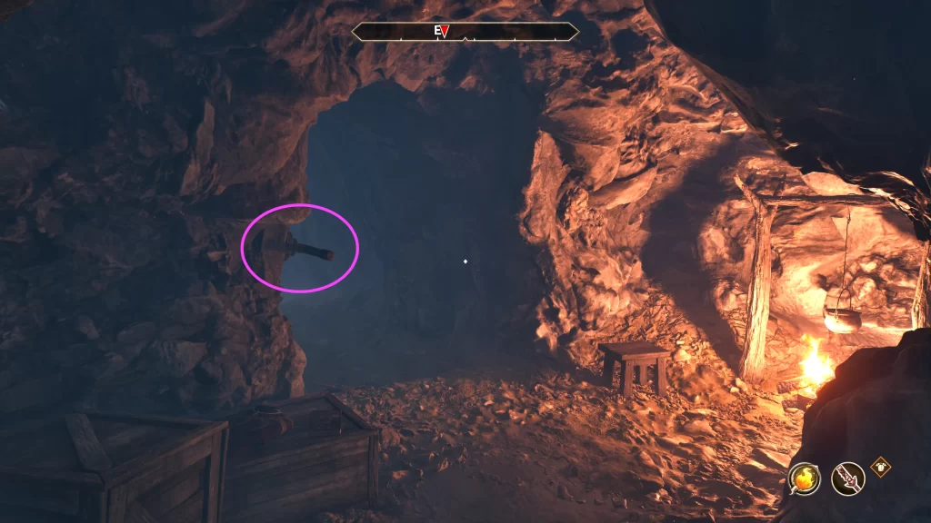 How to activate rock wall in Dagon Shrine aka Lake Arrius Caverns