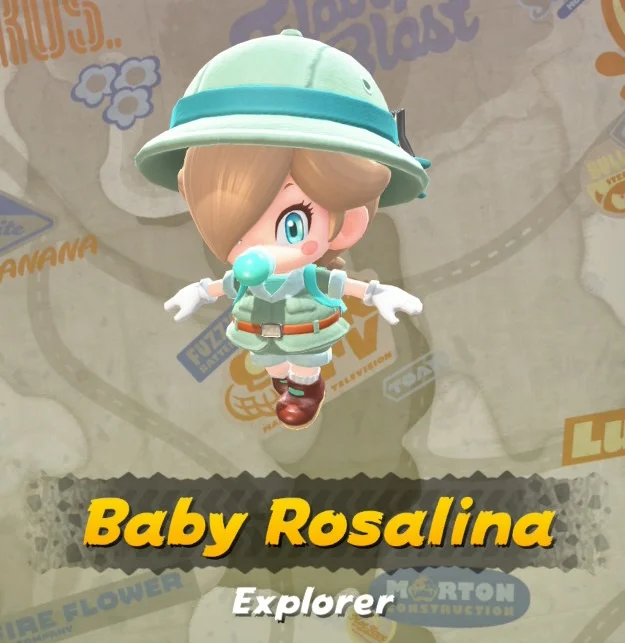 Mario Kart World Baby Rosalina