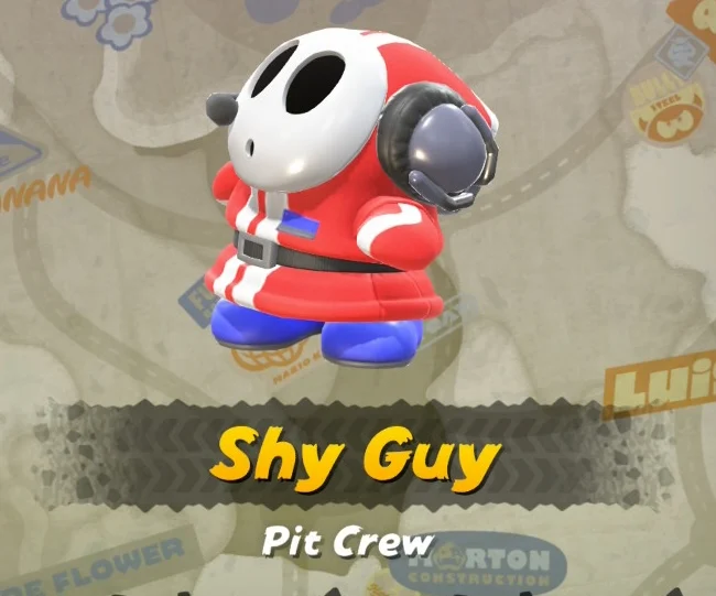 Mario Kart World Shy Guy Costumes