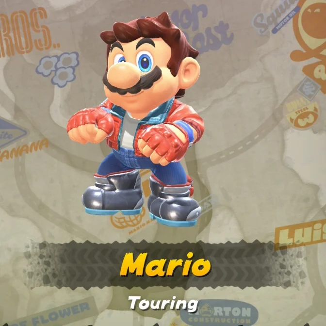 Mario Kart World Mario Touring Costume