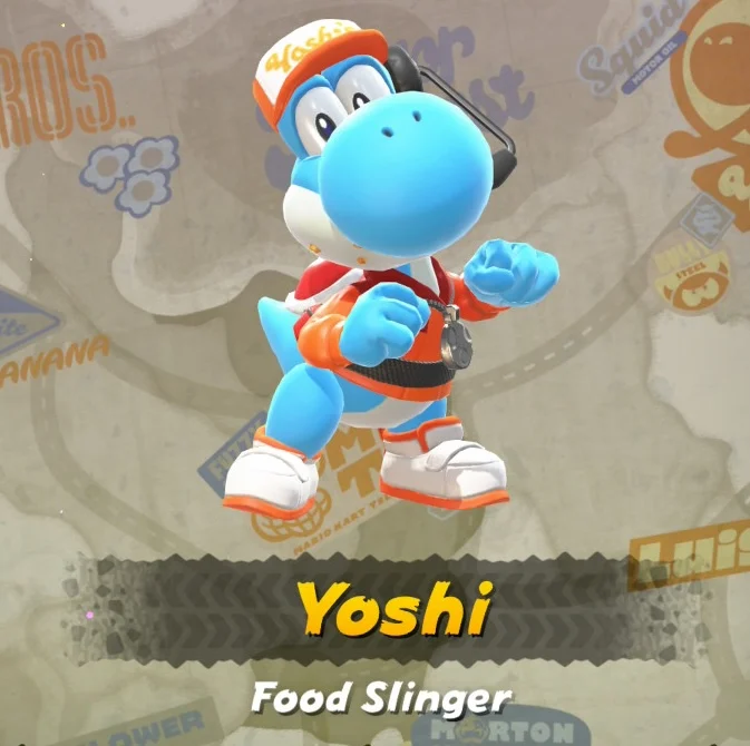 Mario Kart World Foodslinger Costume