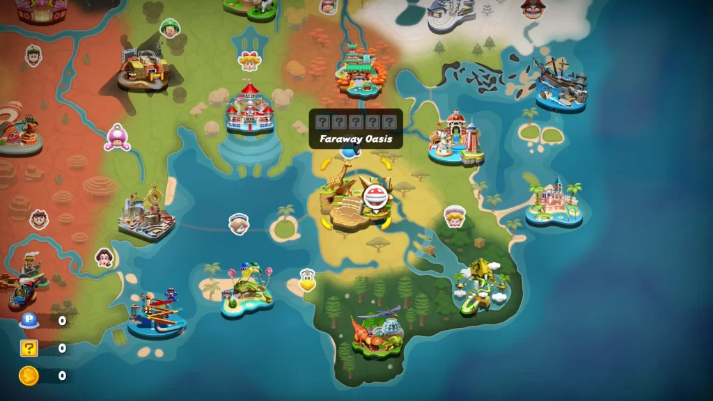 Mario Kart World Faraway Oasis
