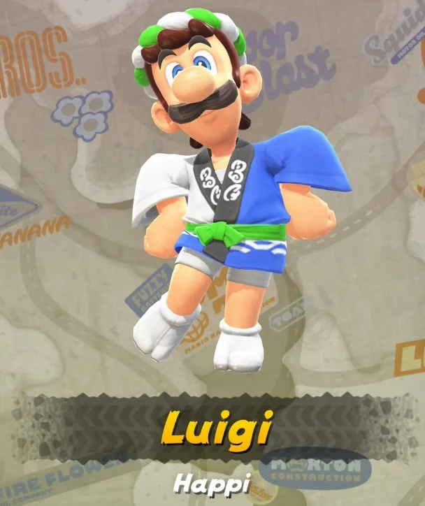 Mario Kart World Luigi Costumes