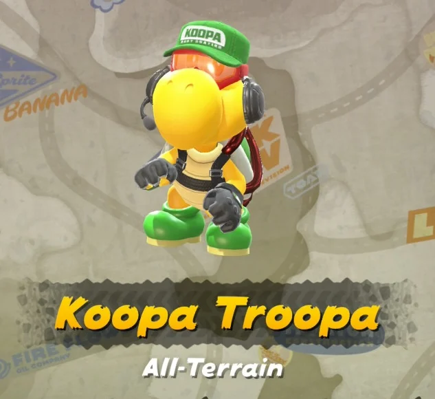 Mario Kart World Koopa Troopa Costumes
