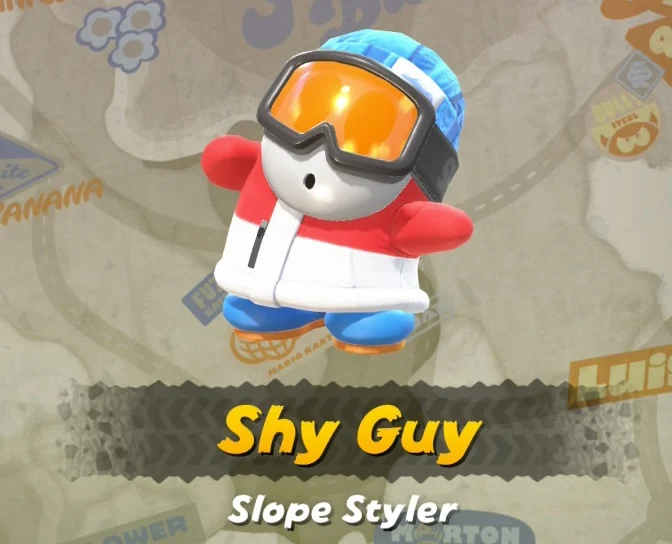Mario Kart World Shy Guy Costumes