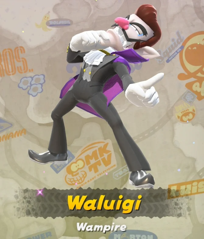 Waluigi Wampire Costume