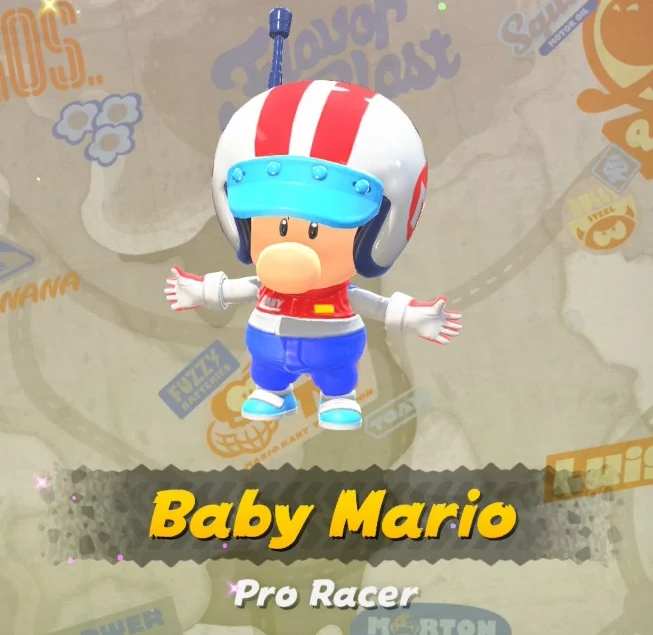 Mario Kart World Baby Mario Costumes