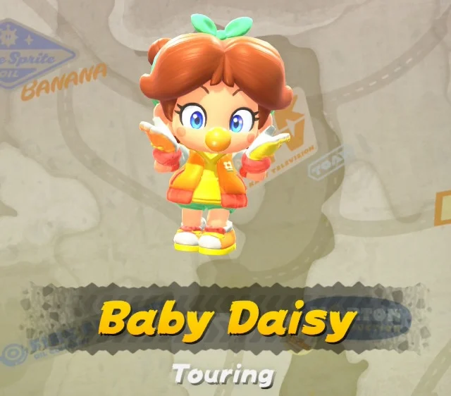 Mario Kart World Baby Daisy Touring Costumes