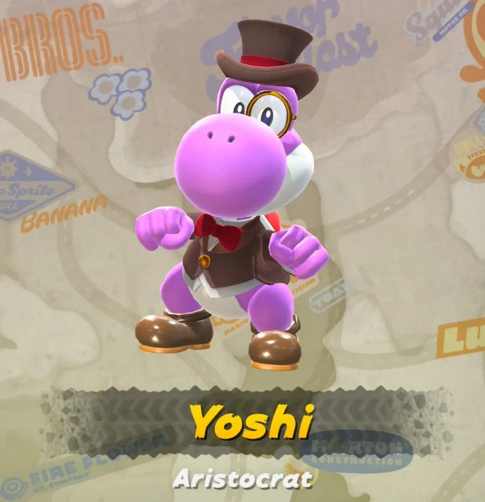 Mario Kart World Yoshi Costumes